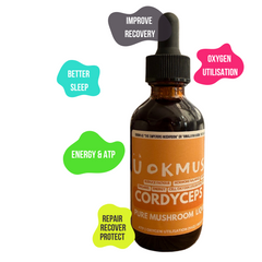 Organic & Pure 100% Cordyceps Mushroom Concentrate Supplement- 60 Servings