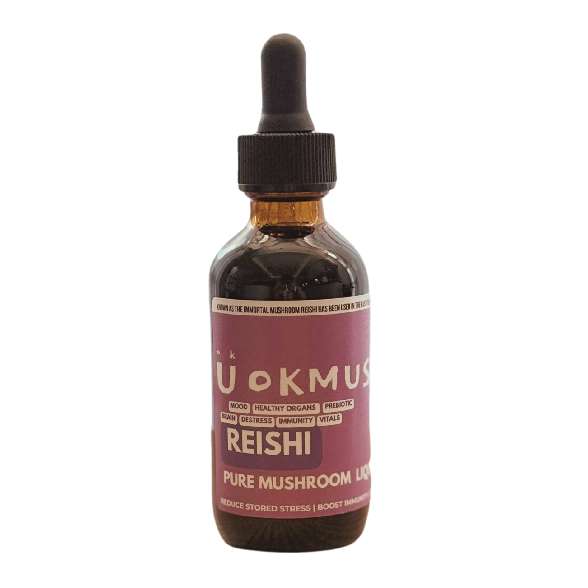 Organic 100% Reishi Mushroom Concentrate Supplement- 60 Servings