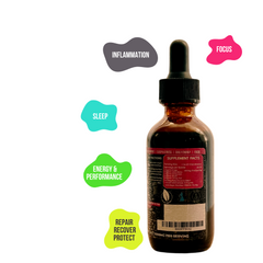 [18/102MINERALS] Mushroom Energy & Focus | Lions Mane & Cordyceps Supplement Concentrate