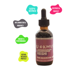 Organic 100% Reishi Mushroom Concentrate Supplement- 60 Servings