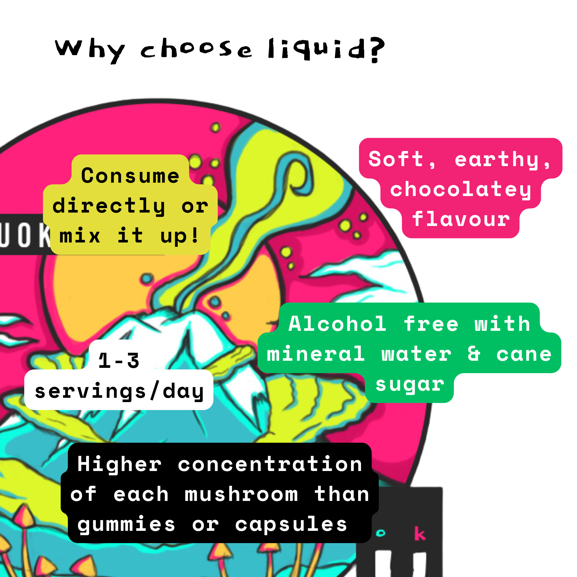 [22/102MINERALS] 5 Mushroom Supplement Concentrate- Health