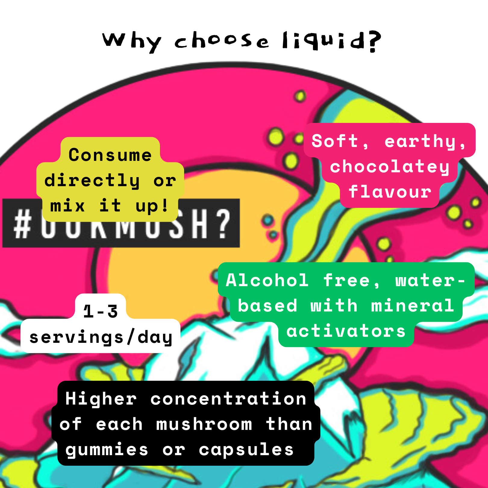 Organic 100% Chaga Mushroom Concentrate Supplement- 60 Servings